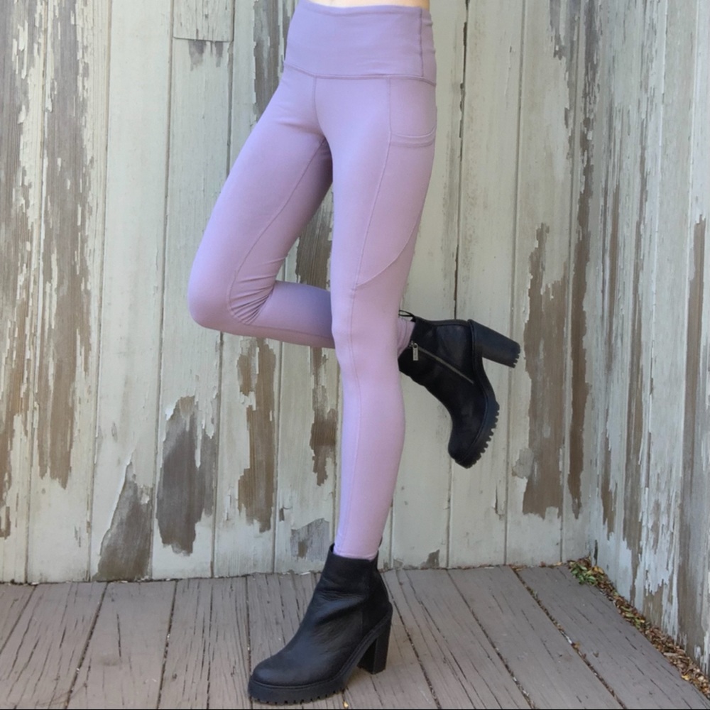 Purple Athletic Leggings